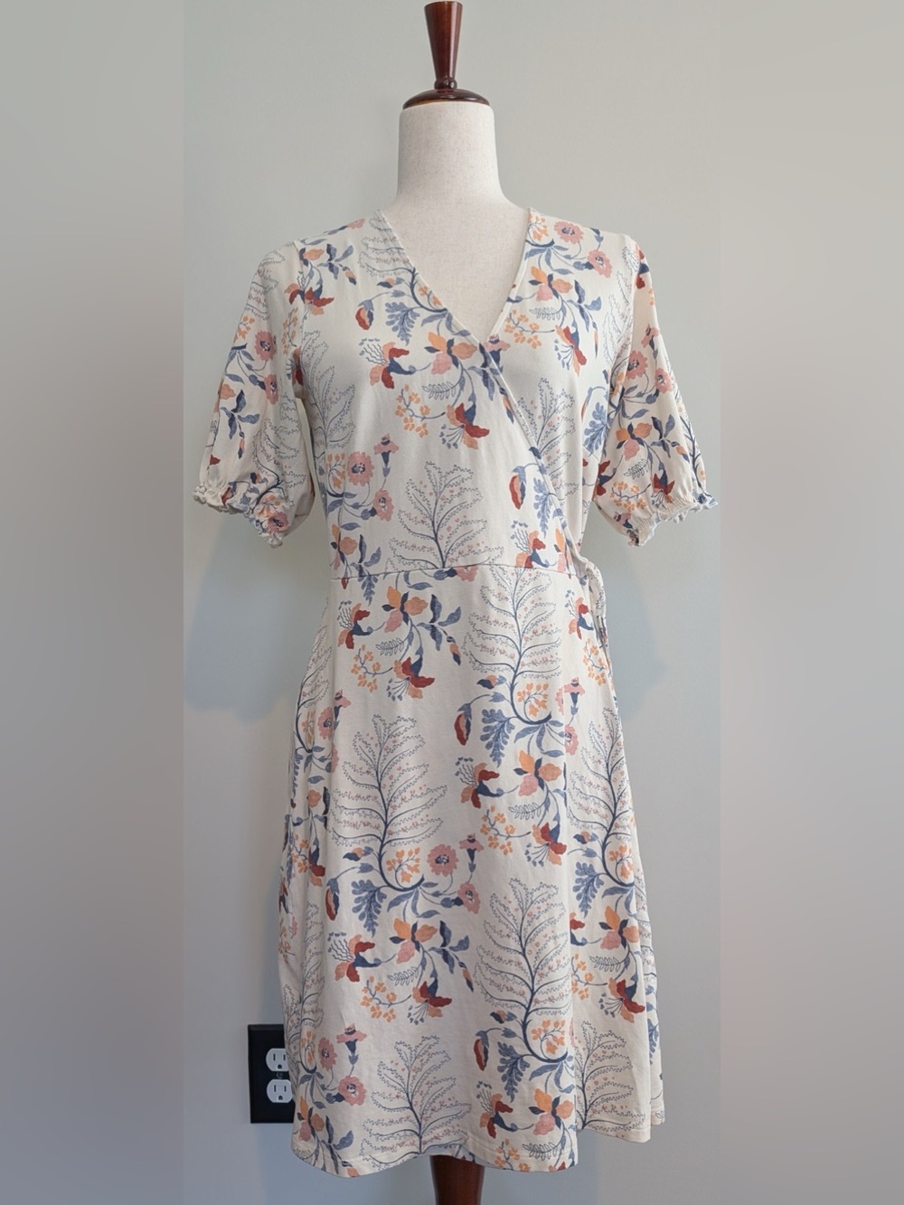 Spartina 449 Bevin Wrap Dress Bellinger Floral Size XS